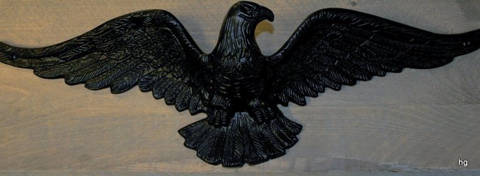 Wanddekoration Gusseisen Eagle, schöner Blickfang!