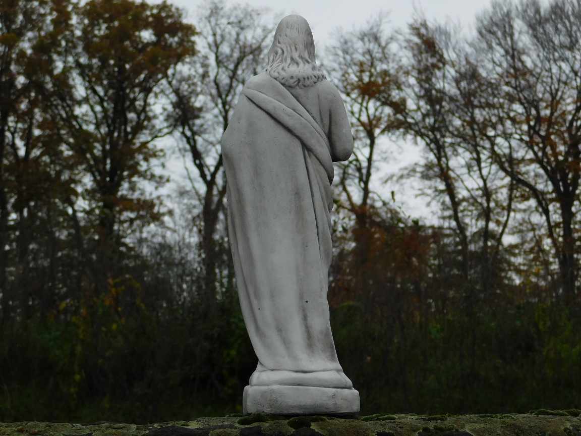 Heilig Hartbeeld Jezus - Steen - 55 cm