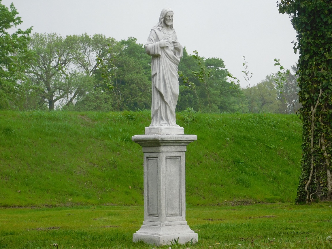 Jesus Herz-Jesu-Statue - Vollstein 
