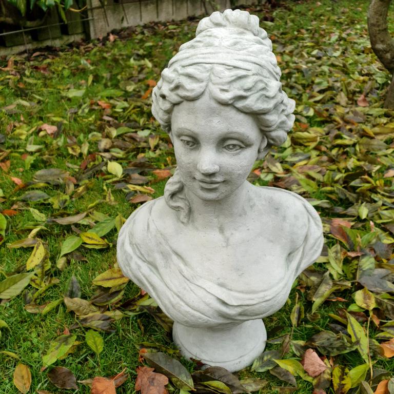 Buste Beeld , wit beeld van een vrouw