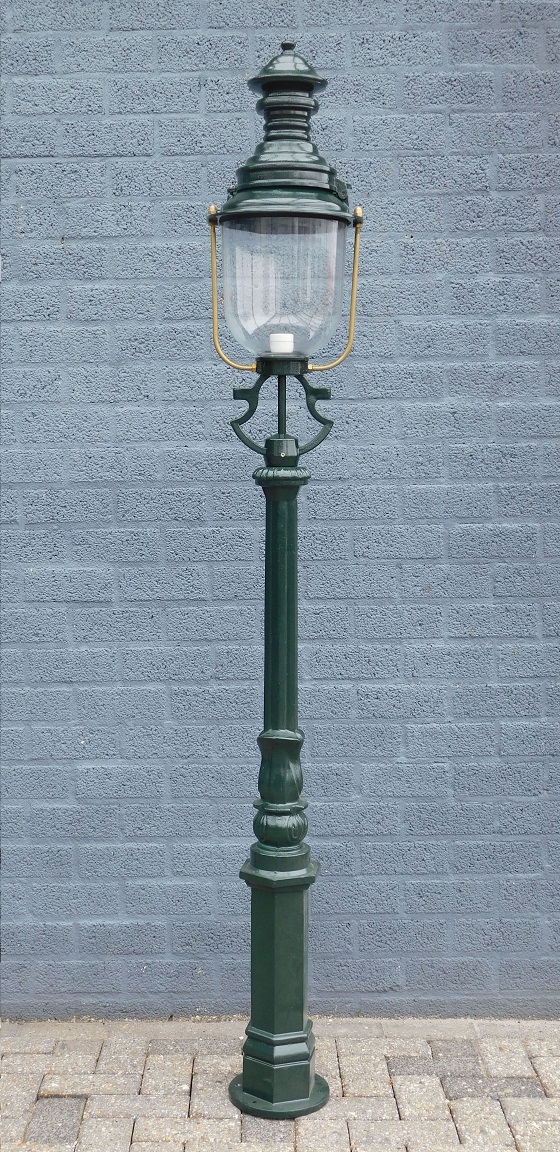 Lantaarn 'Max' - buitenlamp, staande lantaarn - groen
