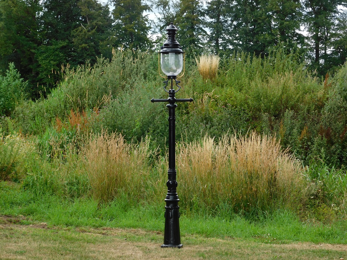 Tuinlantaarn Lyon - zwart - alu - 250cm