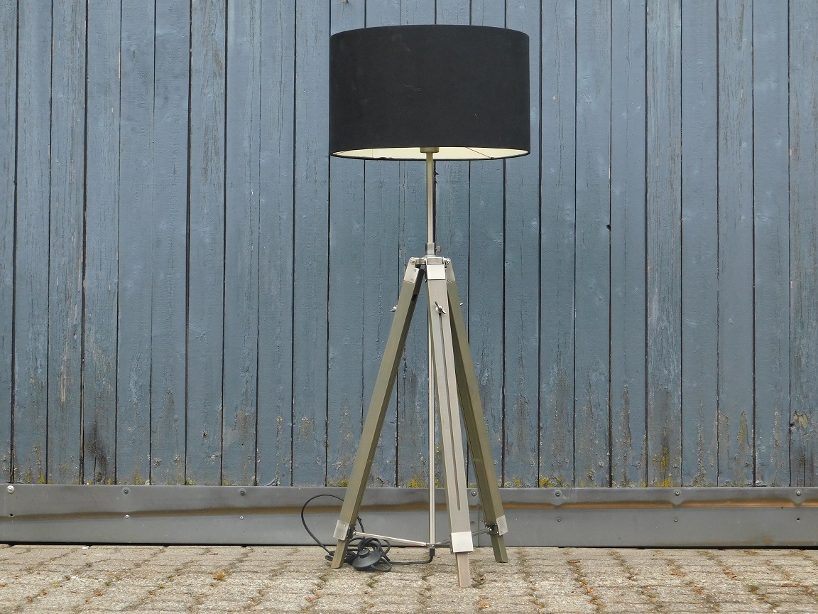 Vloerlamp - industrieel design - retro statief lamp