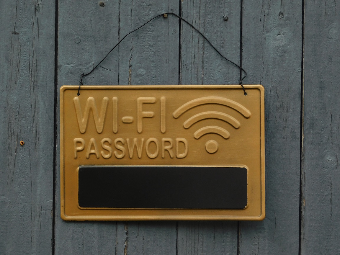 Wandbord Wi-Fi wachtwoord - wanddecoratie - metaal