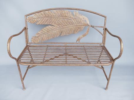 Gartenbank aus Metall