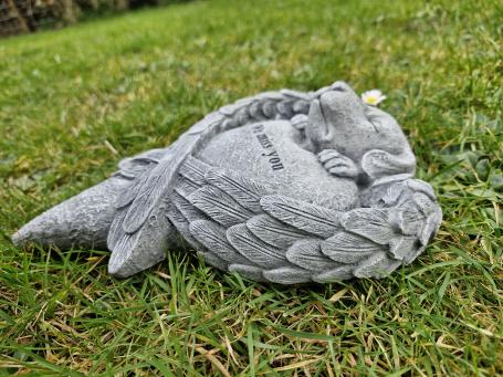 Grabsteindekoration für einen Hund