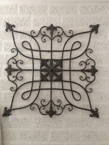 Decoratief Wandornament - Metaal - Bruin