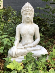 Mediterende Boeddha - 77 cm - Steen