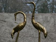 Set kraanvogels XL - goud - alu