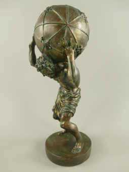 Atlas-Statue – 42 cm – Polystone – Dekorative Statue