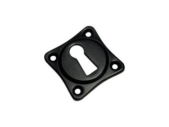 BB rozet voor sloten - zwart ijzeren kamerslot plaat 