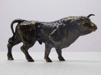 Statue Stier - Spardose - 27 cm - Gusseisen