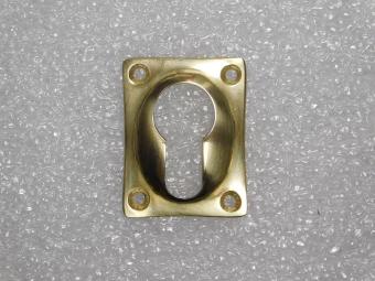 Cilinderrozet Rechthoek – 47 x 37 mm – Messing
