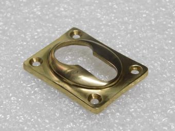 Cilinderrozet Rechthoek – 47 x 37 mm – Messing