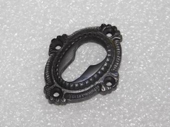 Sierlijk Slotrozet - PC - Donker Gepatineerd Messing