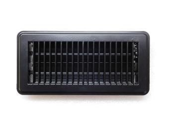 Einstellbares Luftgitter - Rechteck - Schwarz - Metall