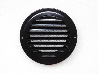 Luchtrooster met Gaas - 19 cm - Rond - Metaal