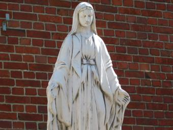 Maria Garten Statue - 90 cm - Stein