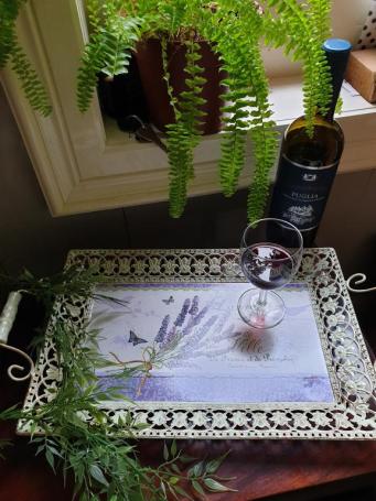 Dienblad lavendel