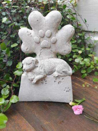 hondengraf decoratie, hond