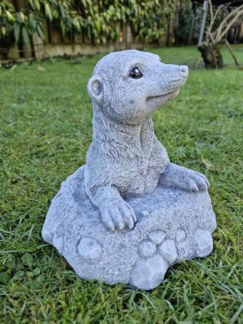 Gartenstatue eines Maulwurfs, Beton