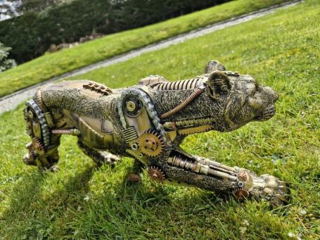 Steampunk-Bild, Panther