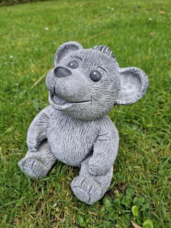 Gartenstatue eines Bären, Beton