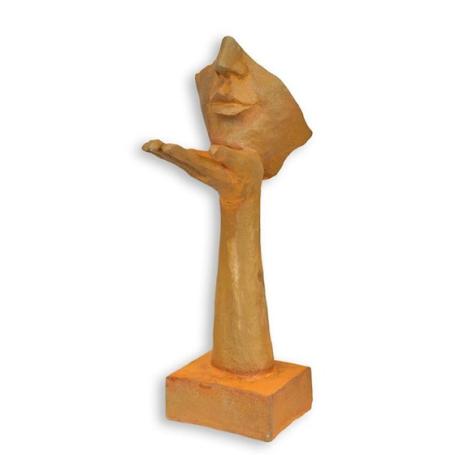 tuinbeeld gietijzer , liefde , kus