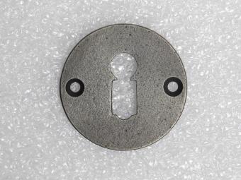 Runde Schlossrosette – BB – Verzinktes Gusseisen – Grau