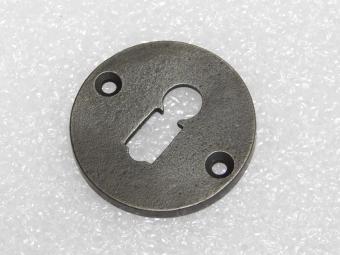 Runde Schlossrosette – BB – Verzinktes Gusseisen – Grau