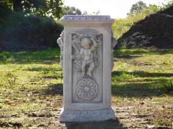 Sokkel met Engelen - 63 cm - Steen