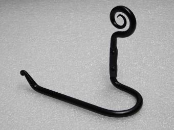 Toilettenpapierhalter, schwarz – 17 x 24 cm – Gusseisen