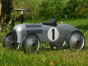 Oldtimer – Grau – 76 x 40 cm – Metall