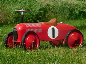 Oldtimer – Rot – 76 x 40 cm – Metall