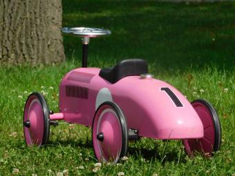 Oldtimer – Rosa – 76 x 40 cm – Metall