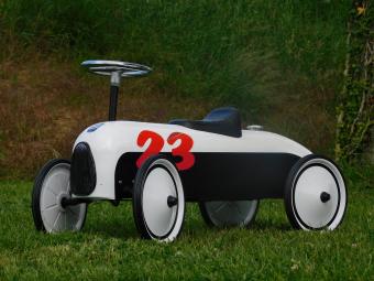 Oldtimer – Schwarz-Weiß Nr. 23 – 74 x 40 cm – Metall