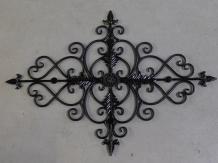 Fenstergitter Vie - Wandornament - schwarz - Schmiedeeisen, nur 2
