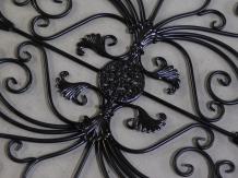 Fenstergitter Vivere - Wandornament - schwarz - Schmiedeeisen, noch 2