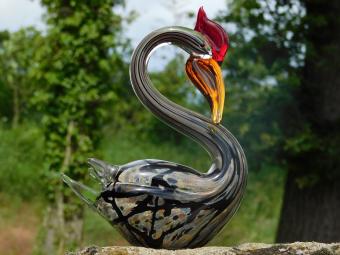 Glasfigur „Schwan“ – Handgefertigtes Kunstwerk