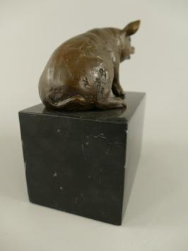 Bronzestatue eines Schweins, Schwein