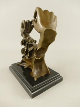 Hände Bronze, Hochzeit, Liebe