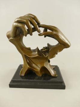 Hände Bronze, Hochzeit, Liebe