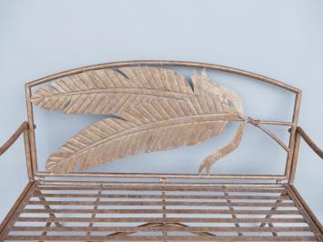 Gartenbank aus Metall