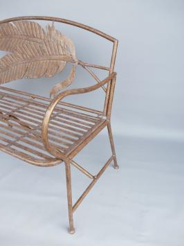 Gartenbank aus Metall