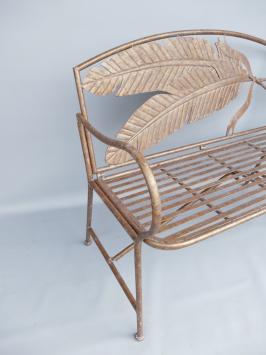 Gartenbank aus Metall