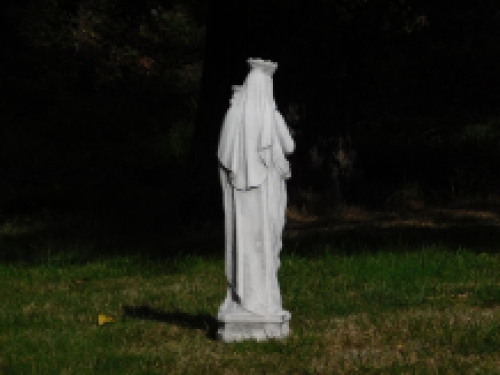 Wunderbare Statue von Maria - Kind, super schöne Vollsteinstatue
