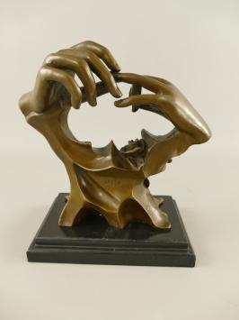 Hände Bronze, Hochzeit, Liebe