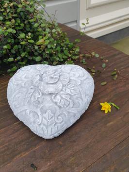 Dekoration Herz, Garten, Herz, Liebe,