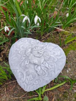 Dekoration Herz, Garten, Herz, Liebe,
