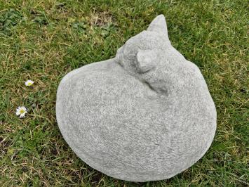 poes , kat , tuinbeeld ,beton